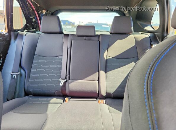 JTM16RFV6ND064070 2022 TOYOTA RAV4 Black Rear seats view