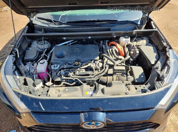 JTM16RFV6ND064070 2022 TOYOTA RAV4 Black Engine compartment view