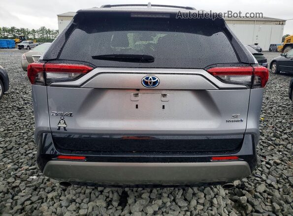 JTM16RFV8ND525124 2022 TOYOTA RAV4 Silver Widok z tyłu