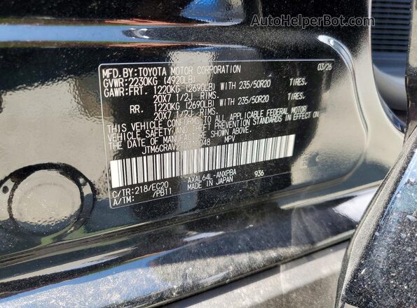 JTM6CRAV2TD310048 2026 TOYOTA RAV4 Black 