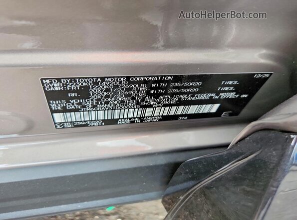 JTM6CRAV3TD000345 2026 TOYOTA RAV4 Gray 360 interior view