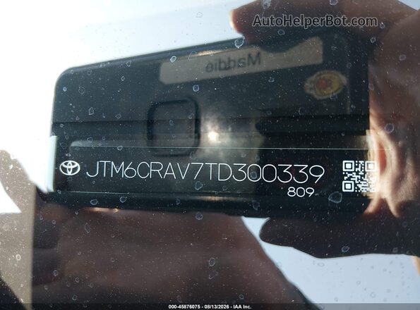 JTM6CRAV7TD300339 2026 TOYOTA RAV4 Red Widok komory silnika