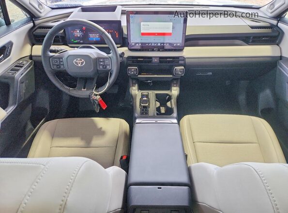 JTM6CRAV9TJ001016 2026 TOYOTA RAV4 White Вид панелі приладів