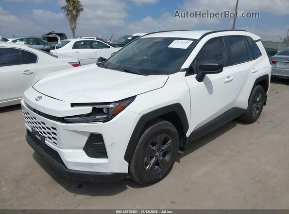 JTM6DRBV9TD303044 2026 TOYOTA RAV4 White Առջևի ձախ երեք քառորդ տեսարան