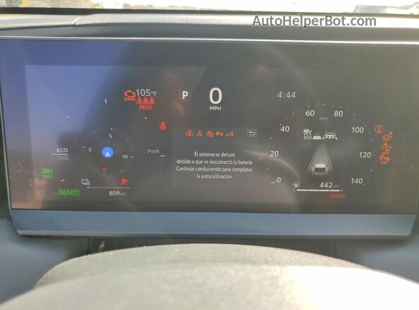 JTM7ERAVXTJ002724 2026 TOYOTA RAV4 Blue Instrument cluster view