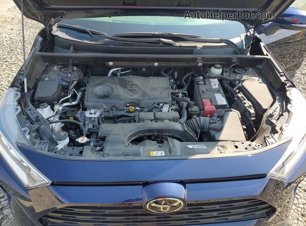JTMA1RFV4MD078448 2021 TOYOTA RAV4 Blue ძრავის განყოფილების ხედი