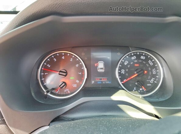 JTMA1RFV4MD078448 2021 TOYOTA RAV4 Blue ხელსაწყოთა პანელის ხედი