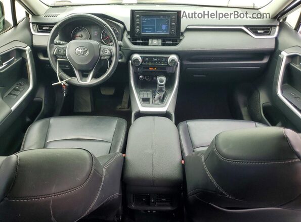 JTMA1RFV6KJ025197 2019 TOYOTA RAV4 White წინა პანელის ხედი
