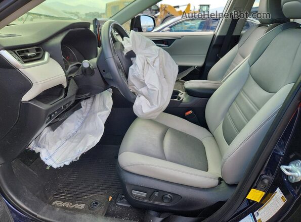 JTMA1RFV9MD073293 2021 TOYOTA RAV4 Blue Widok wnętrza z przodu