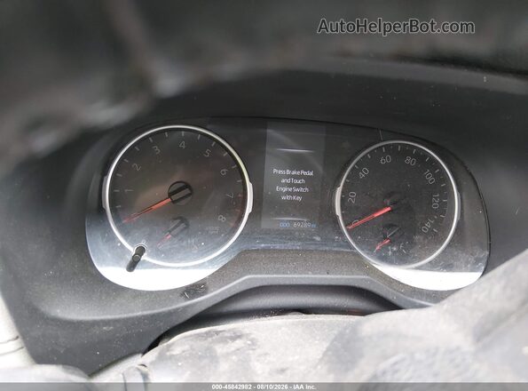 JTMA1RFVXLD057909 2020 TOYOTA RAV4 White უკანა სავარძლების ხედი