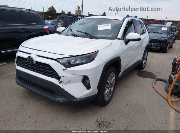 JTMA1RFVXLD057909 2020 TOYOTA RAV4 White წინა მარცხენა ხედი სამი მეოთხედიდან