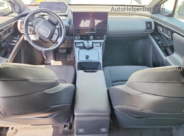 JTMAAAAA1SA055505 2025 TOYOTA BZ4X Burgundy Առջևի վահանակի տեսք