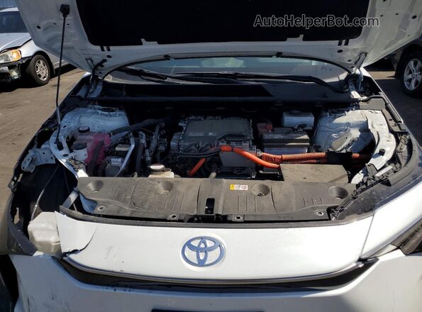 JTMAAAAA3PA016535 2023 TOYOTA BZ4X White Widok komory silnika