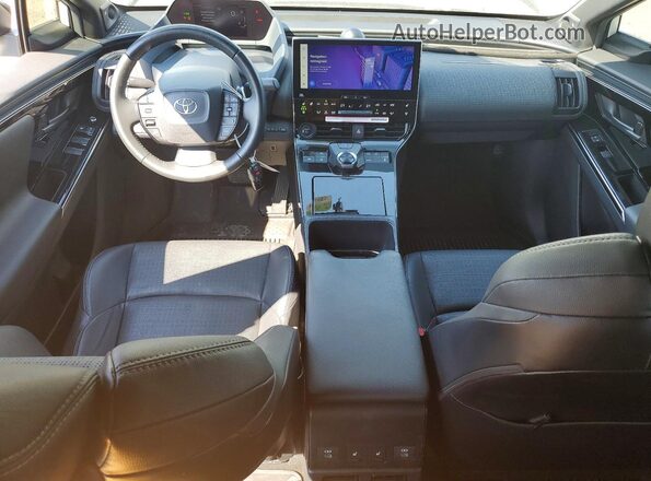 JTMAAAAA5PA017282 2023 TOYOTA BZ4X White წინა პანელის ხედი