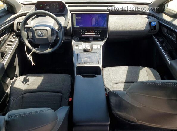 JTMAAAAA6PA027173 2023 TOYOTA BZ4X White Առջևի վահանակի տեսք