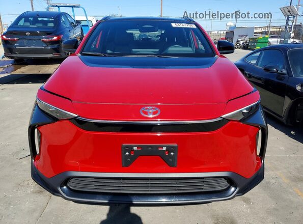 JTMAAAAA8PA010150 2023 TOYOTA BZ4X Red Вид спереду