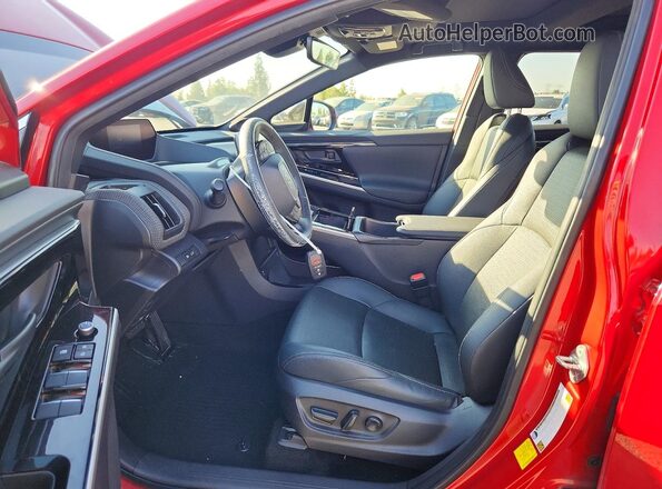 JTMAAAAA8RA051882 2024 TOYOTA BZ4X Red წინა სალონის ხედი