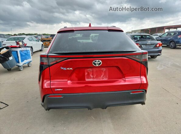 JTMAAAAA9RA031396 2024 TOYOTA BZ4X Red Vista trasera