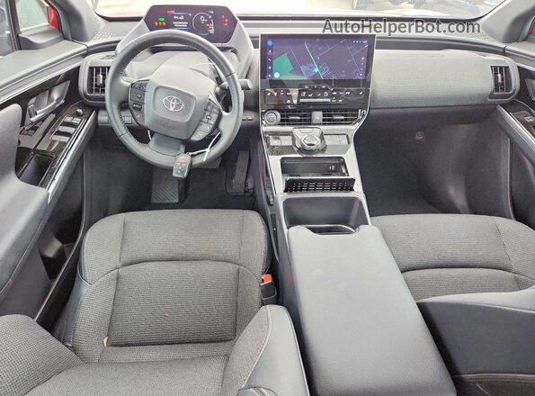 JTMAAAAA9RA031396 2024 TOYOTA BZ4X Red Vista del salpicadero