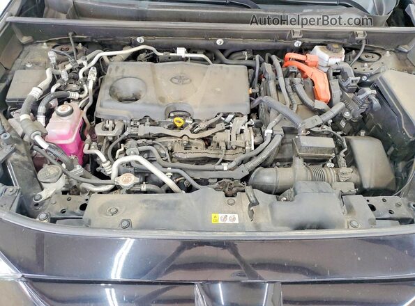 JTMAB3FV0MD029385 2021 TOYOTA RAV4 Black Engine compartment view
