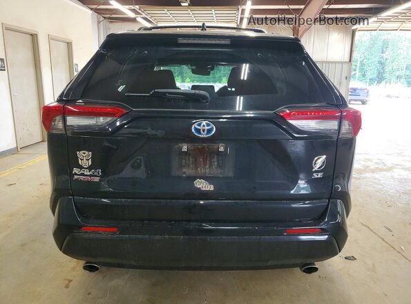 JTMAB3FV0MD029385 2021 TOYOTA RAV4 Black Rear view