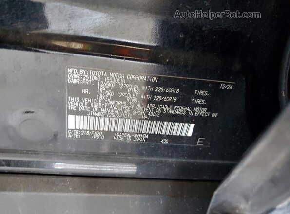 JTMAB3FV2SD241010 2025 TOYOTA RAV4 Black ძრავის განყოფილების ხედი