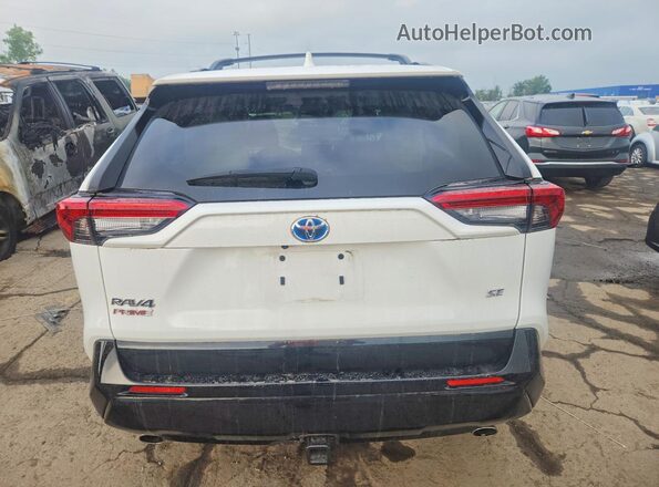 JTMAB3FV3ND076718 2022 TOYOTA RAV4 White Widok z tyłu