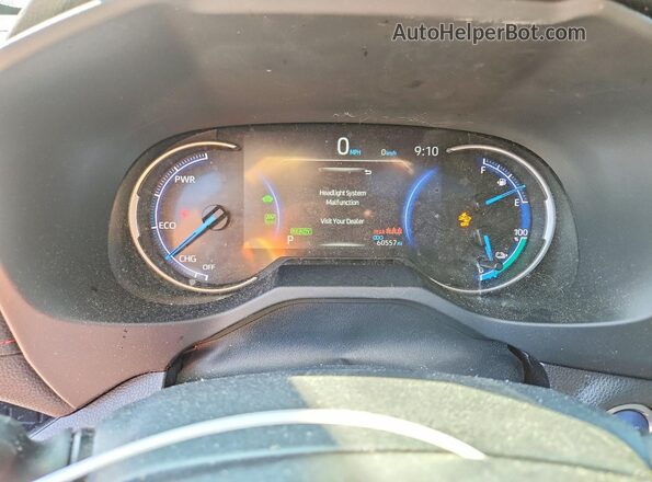 JTMAB3FV4MD054581 2021 TOYOTA RAV4 Gray ხელსაწყოთა პანელის ხედი