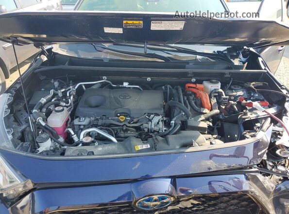 JTMAB3FV6MD043274 2021 TOYOTA RAV4 Blue Widok komory silnika
