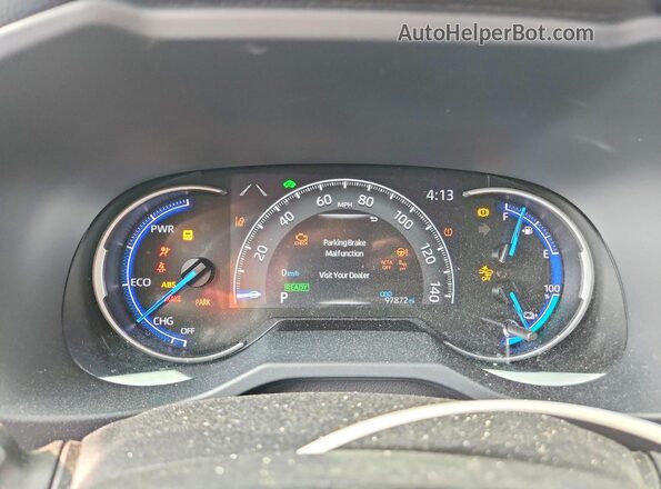 JTMAB3FV6PD123193 2023 TOYOTA RAV4 Silver Instrument cluster view