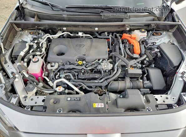 JTMAB3FV6PD123193 2023 TOYOTA RAV4 Silver Engine compartment view