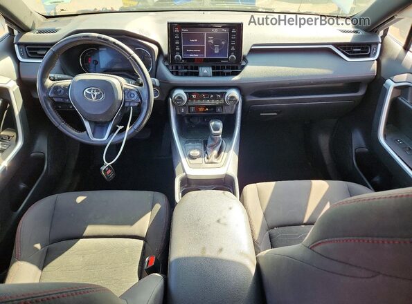 JTMAB3FV8MD053434 2021 TOYOTA RAV4 White წინა პანელის ხედი