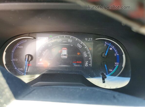 JTMAB3FV9ND080546 2022 TOYOTA RAV4 Black Vista del cuadro de instrumentos