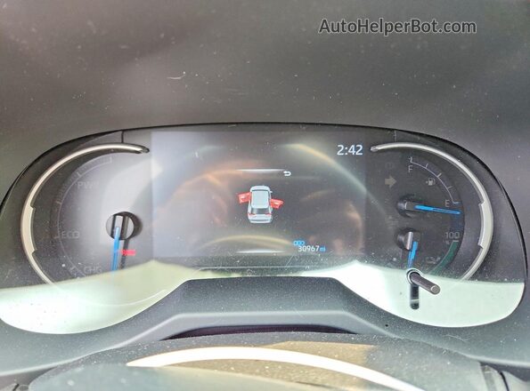 JTMAB3FVXRD234445 2024 TOYOTA RAV4 White Սարքավորումների վահանակի տեսք