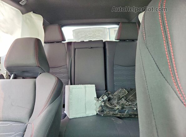 JTMAB3FVXRD234445 2024 TOYOTA RAV4 White Հետևի նստատեղերի տեսք
