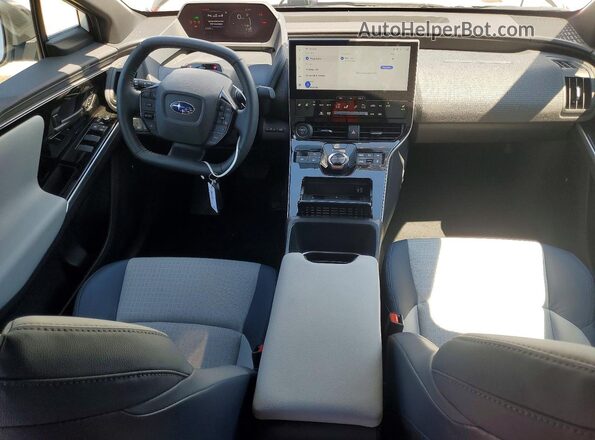 JTMABABA0SA098616 2025 SUBARU SOLTERRA Белый Вид панели приборов
