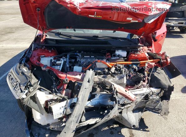 JTMABABA1PA001544 2023 TOYOTA BZ4X Red ძრავის განყოფილების ხედი