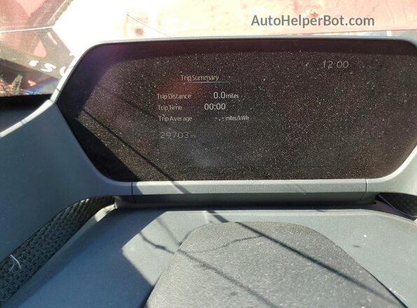 JTMABABA1PA001544 2023 TOYOTA BZ4X Red ხელსაწყოთა პანელის ხედი