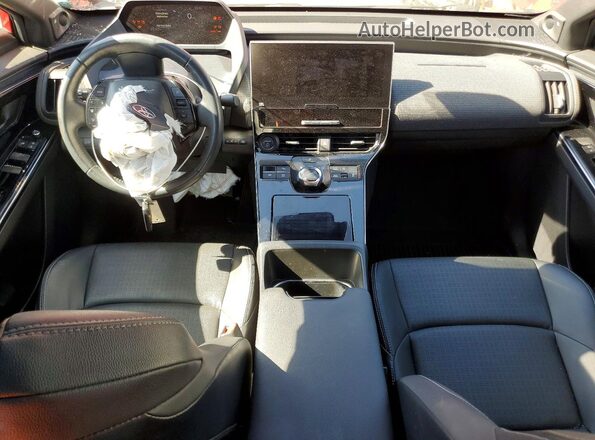 JTMABABA1PA001544 2023 TOYOTA BZ4X Red წინა პანელის ხედი