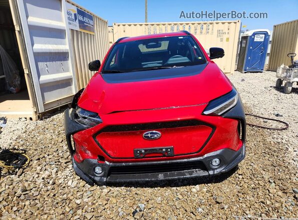 JTMABABA4PA032495 2023 SUBARU SOLTERRA Red Դիմացի տեսք