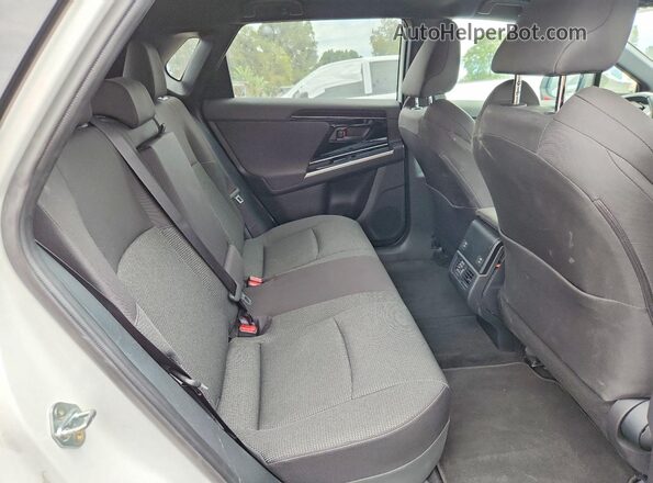 JTMABABA4SA101906 2025 SUBARU SOLTERRA White უკანა სალონის ხედი