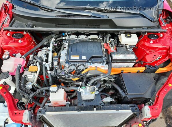 JTMABABA6SA103737 2025 SUBARU SOLTERRA Red Widok komory silnika