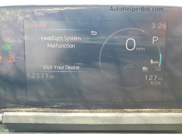 JTMABABA9PA023355 2023 SUBARU SOLTERRA White Instrument cluster view