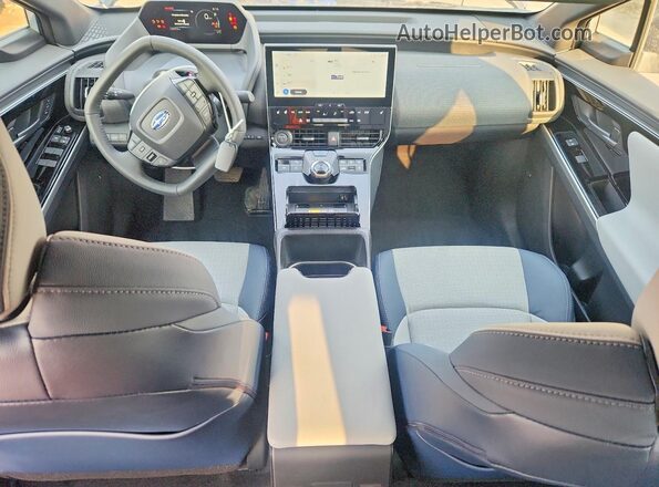 JTMABABA9SA092278 2025 SUBARU SOLTERRA Синий Вид панели приборов