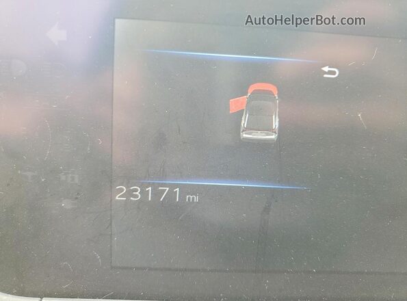 JTMABACA0PA014171 2023 TOYOTA BZ4X Black Widok zestawu wskaźników