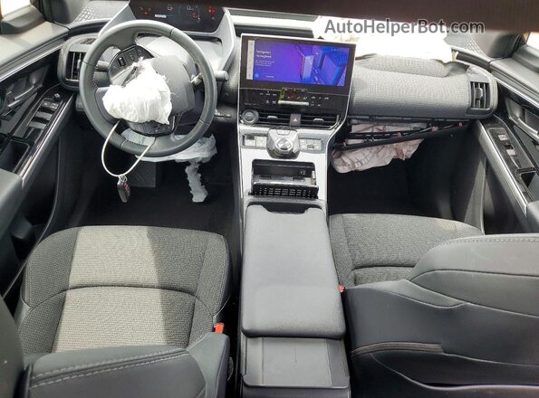 JTMABACA0PA014171 2023 TOYOTA BZ4X Black Widok deski rozdzielczej