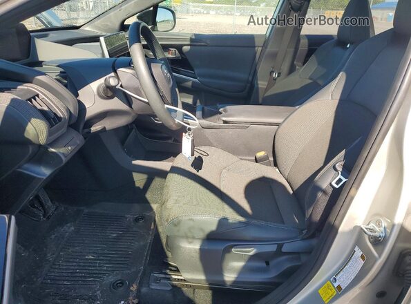 JTMABACA3PA042336 2023 TOYOTA BZ4X Серебряный Вид салона спереди