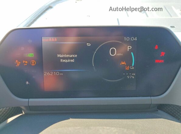 JTMABACA3PA042336 2023 TOYOTA BZ4X Серебряный Вид щитка приборов