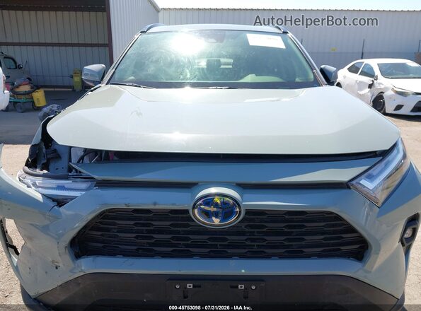 JTMB6RFV0ND069544 2022 TOYOTA RAV4 HYBRID Gray Instrument cluster view