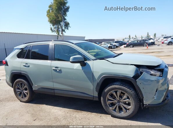 JTMB6RFV0ND069544 2022 TOYOTA RAV4 HYBRID Gray Rear interior view